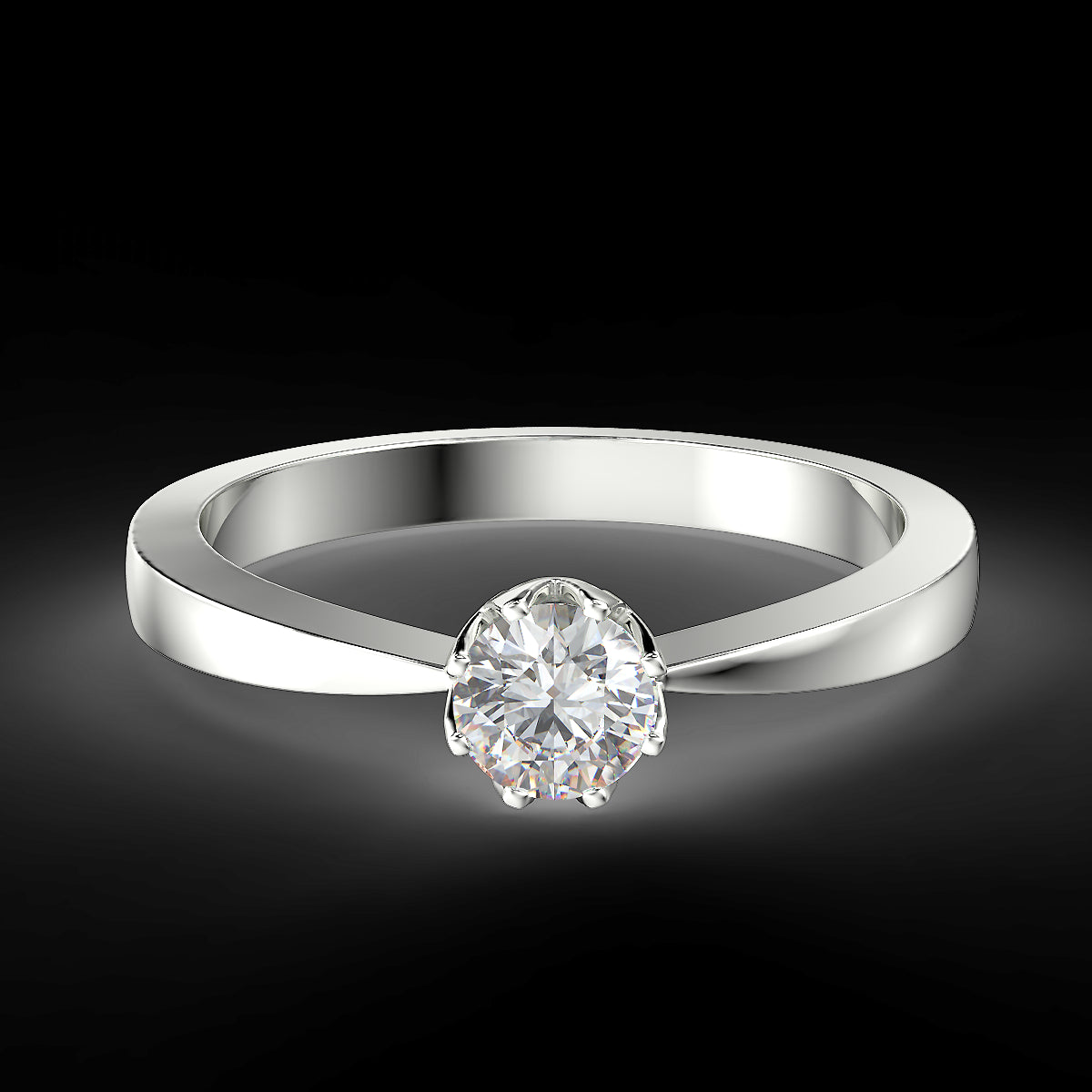 Classic Elegance - 0.20 ct diamond engagement ring