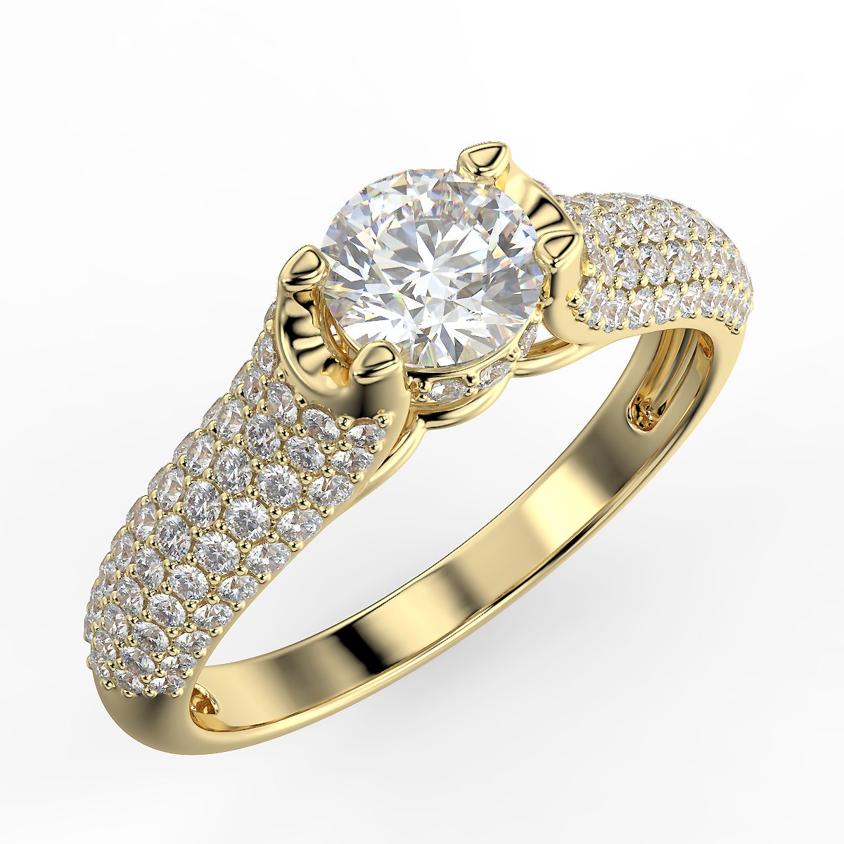 Radiant Glow - 0.89 ctw diamond ring