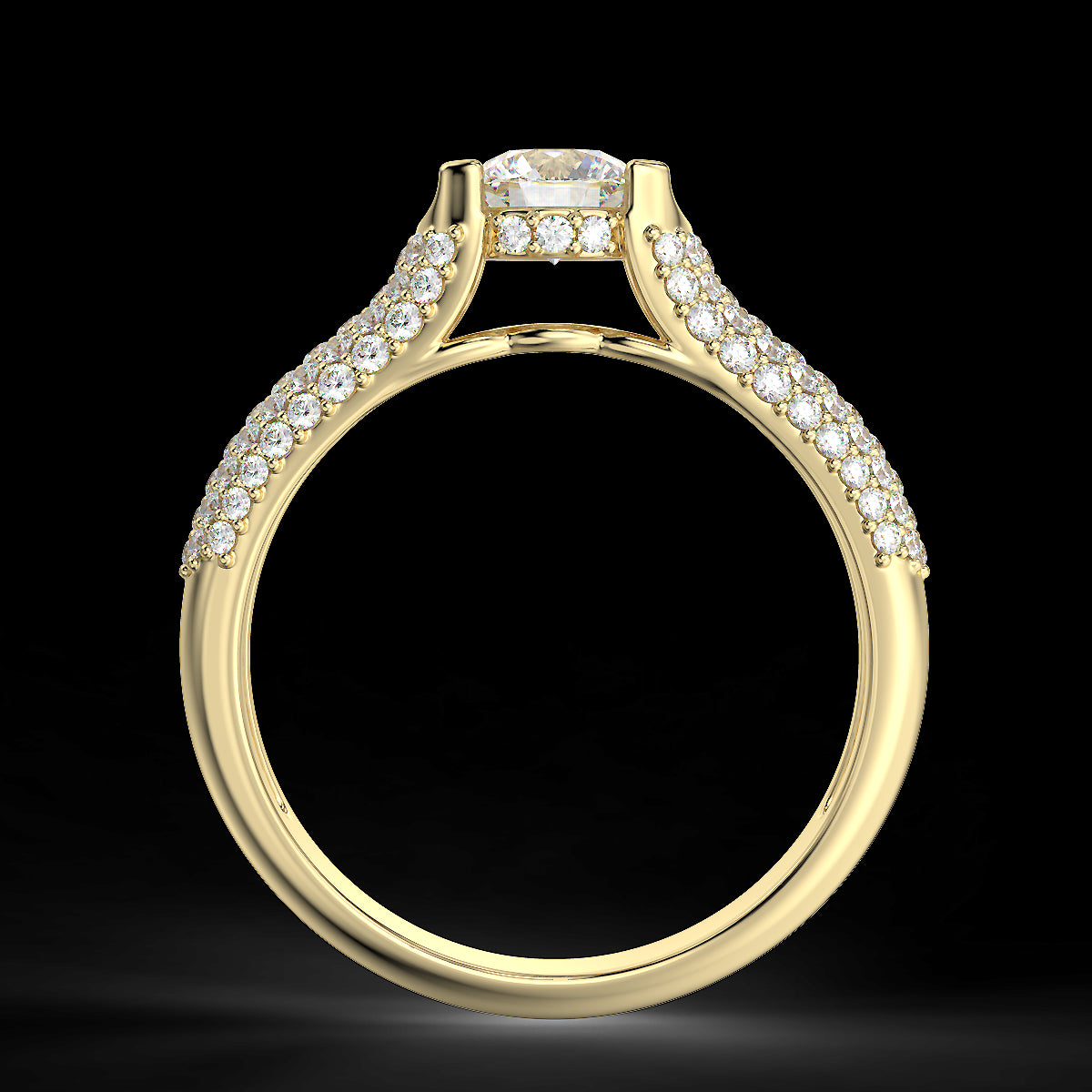 Radiant Glow - 0.89 ctw diamond ring