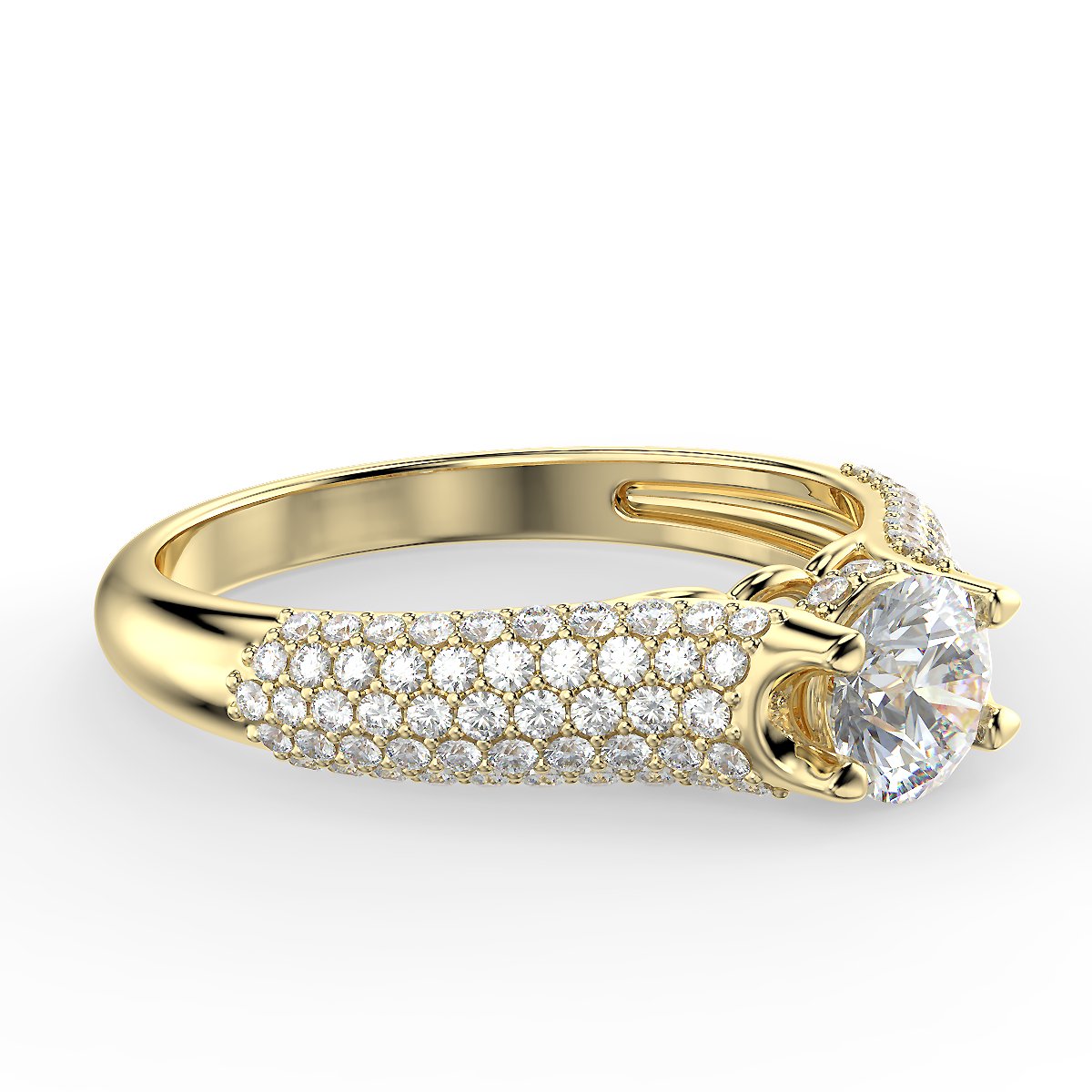 Radiant Glow - 0.89 ctw diamond ring