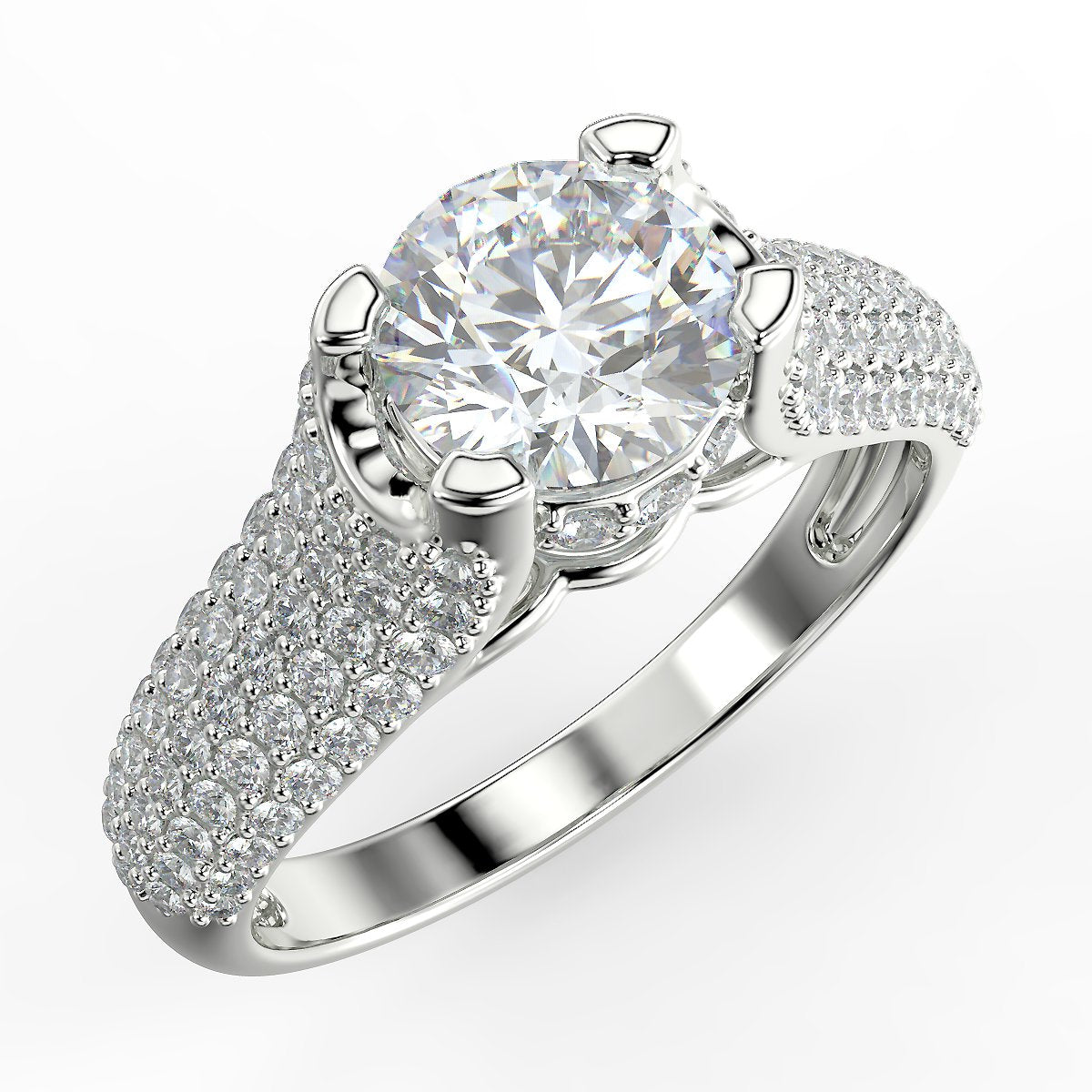 Radiant Glow - 1.51 ctw diamond ring