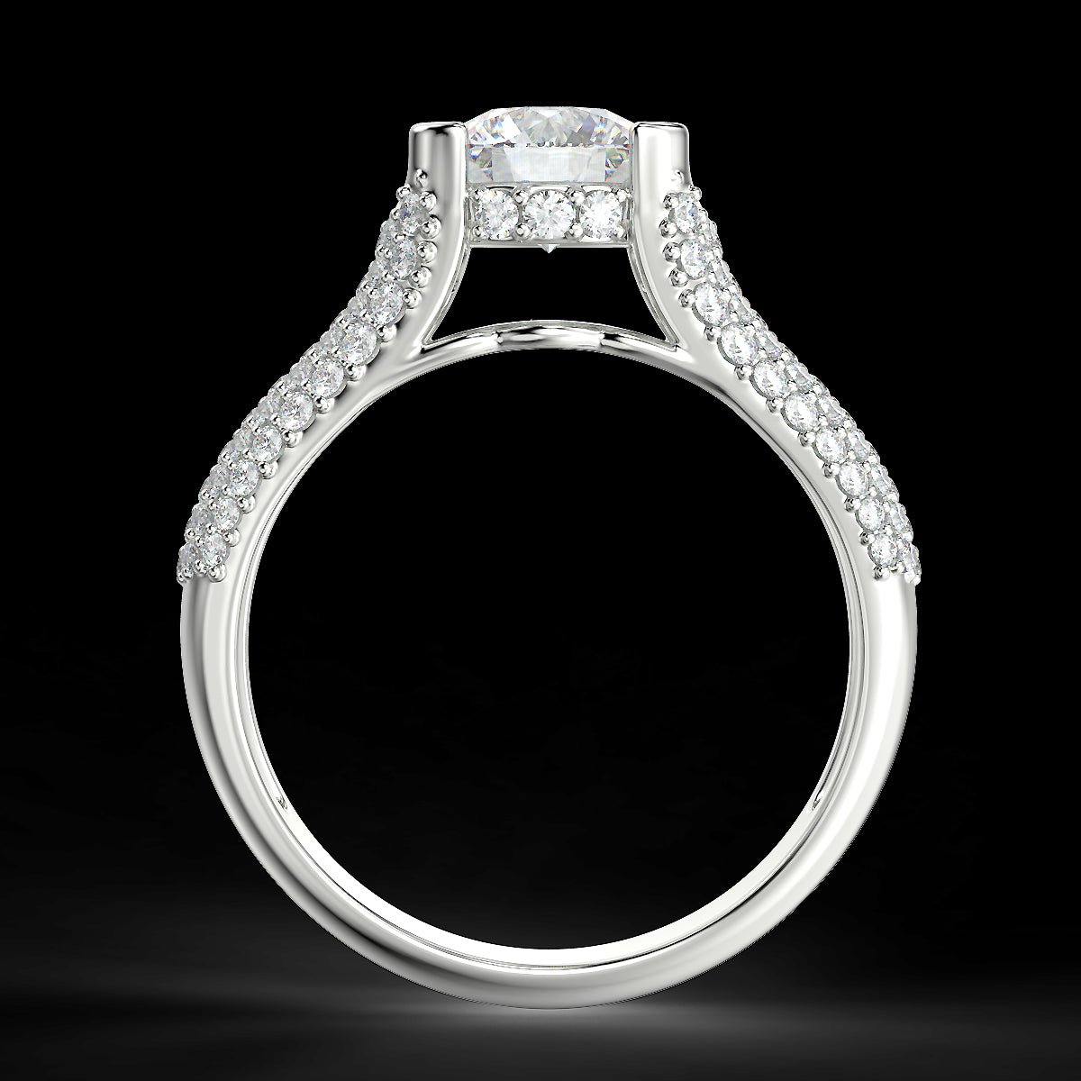 Radiant Glow - 1.51 ctw diamond ring