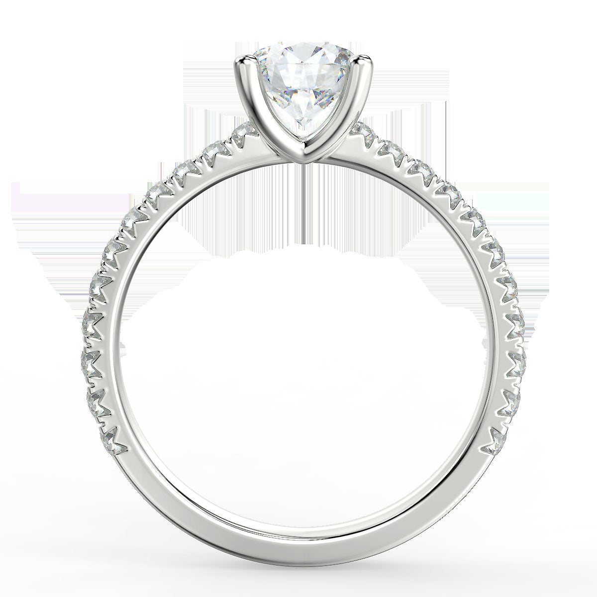 Rosé Allure - 1.25 ctw white gold diamond ring