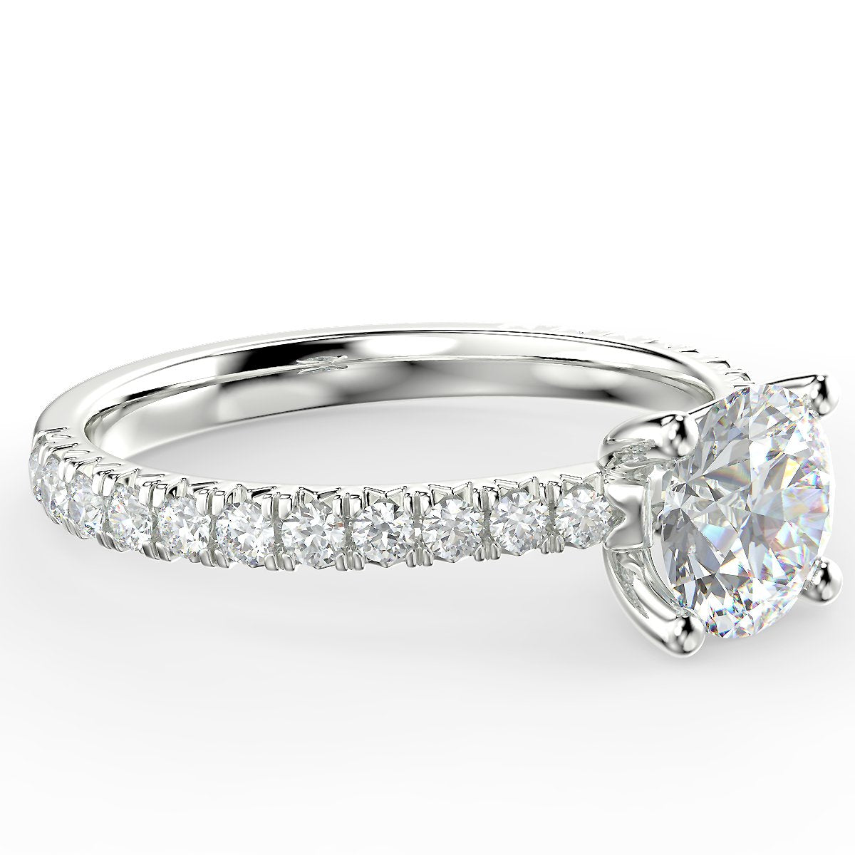 Rosé Allure - 1.25 ctw white gold diamond ring