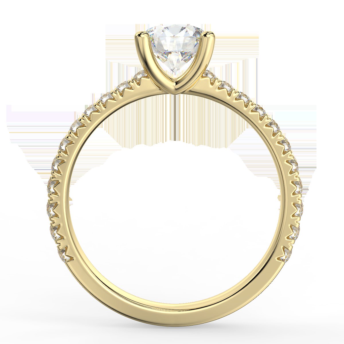 Rosé Allure - engagement ring with diamonds 1.25 ctw