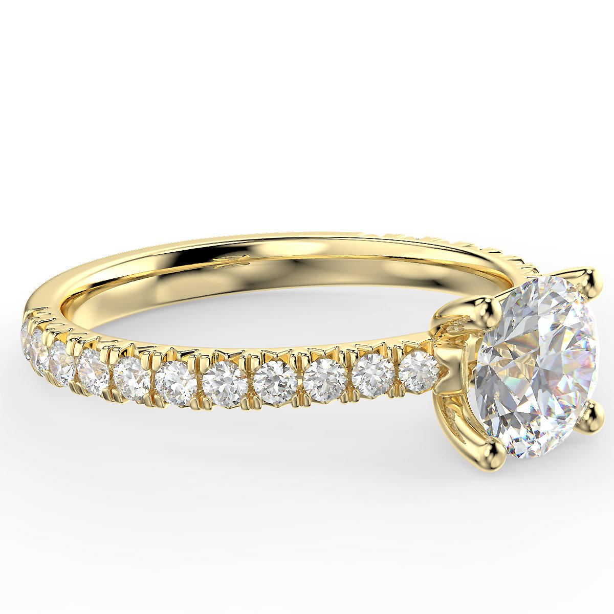 Rosé Allure - engagement ring with diamonds 1.25 ctw