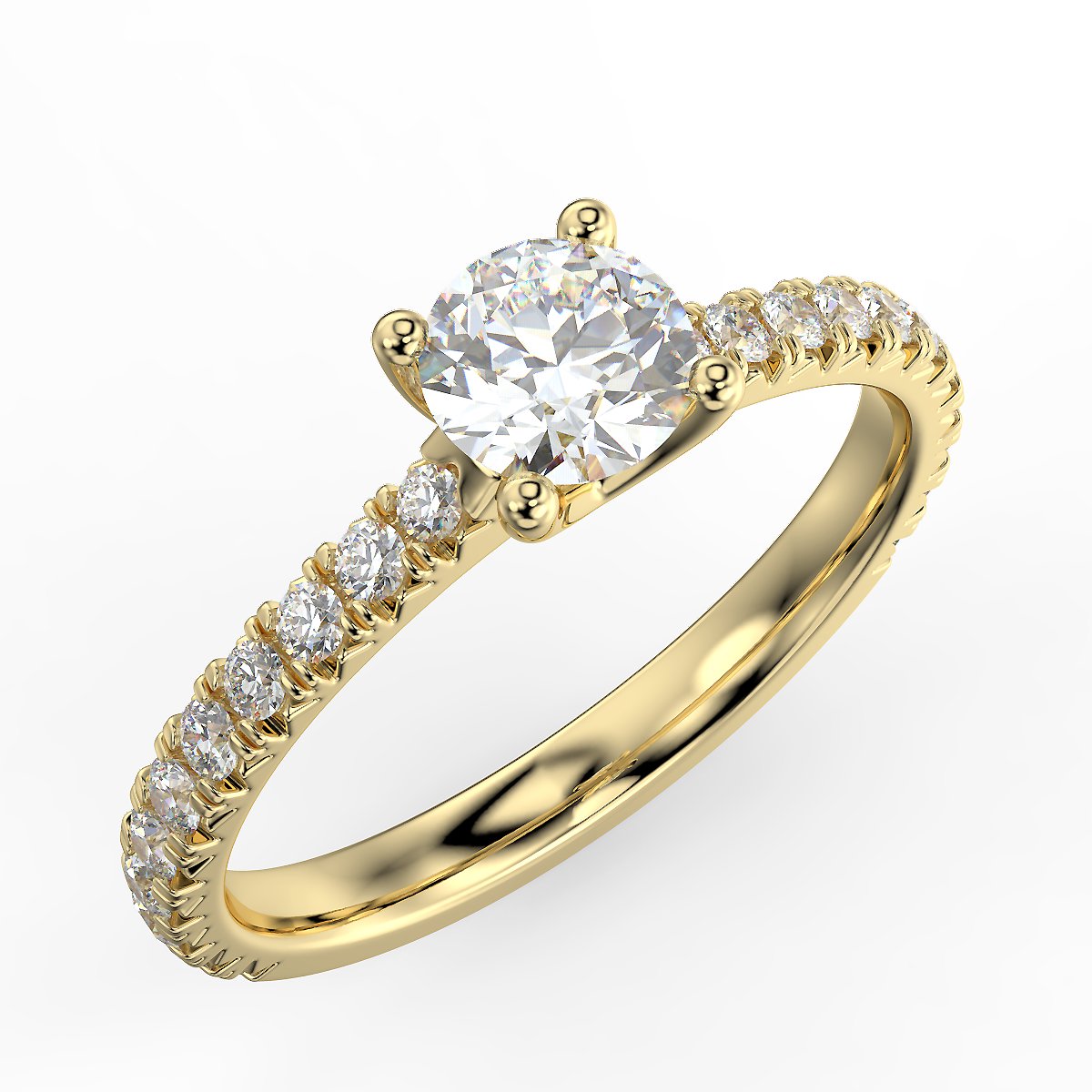 Rosé Allure - 0.85 ct diamond ring