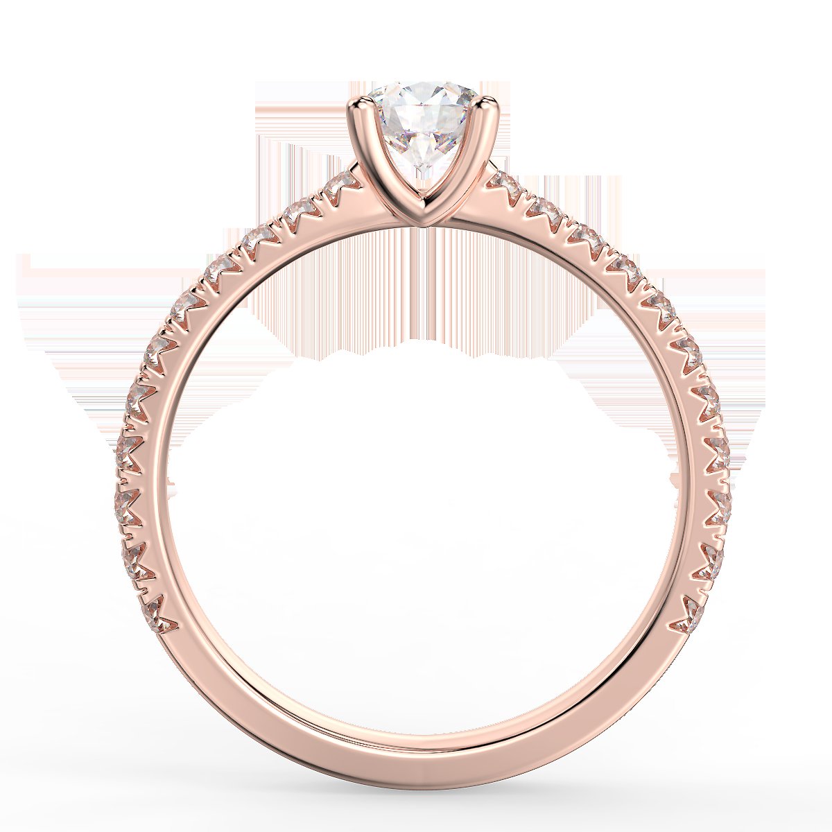 Rosé Allure - 0.85 ct diamond ring
