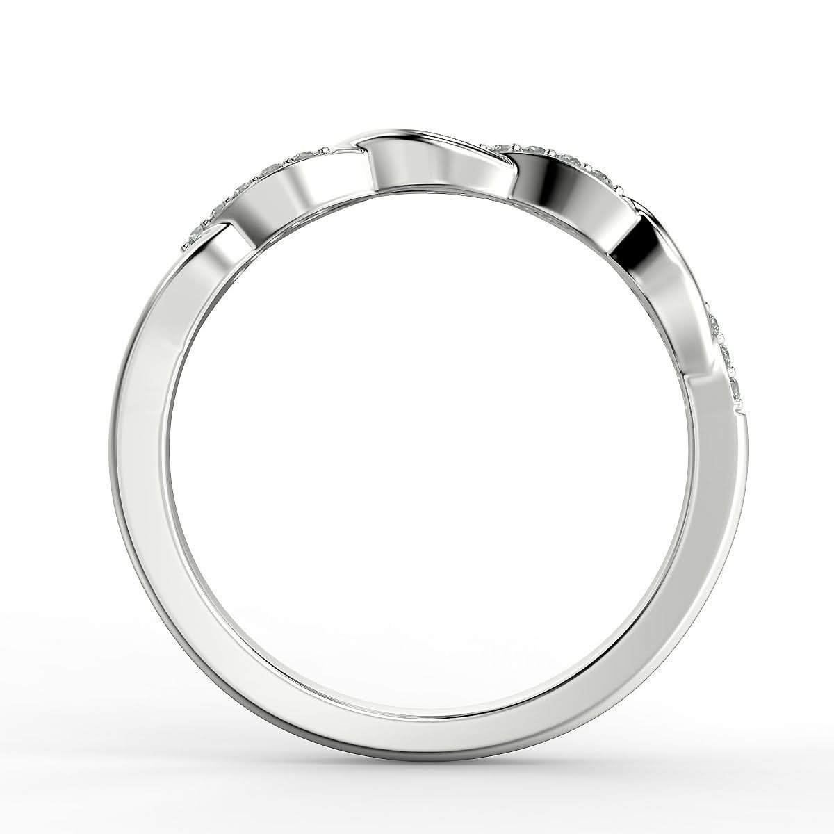 Verona White Gold Wedding Ring with Diamonds