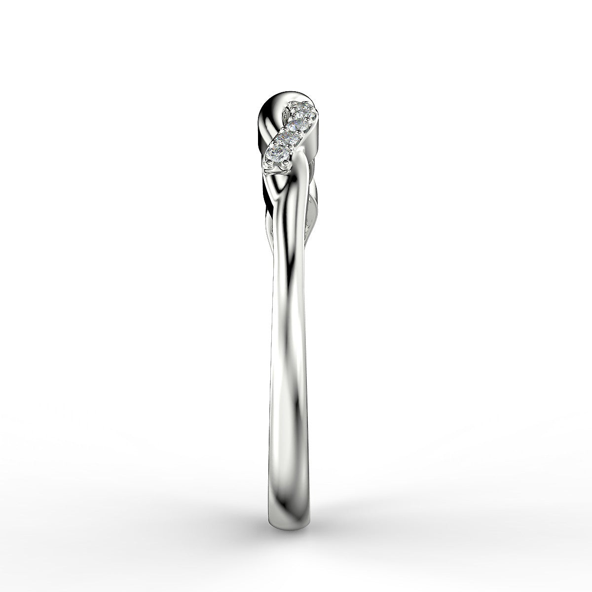 Verona White Gold Wedding Ring with Diamonds