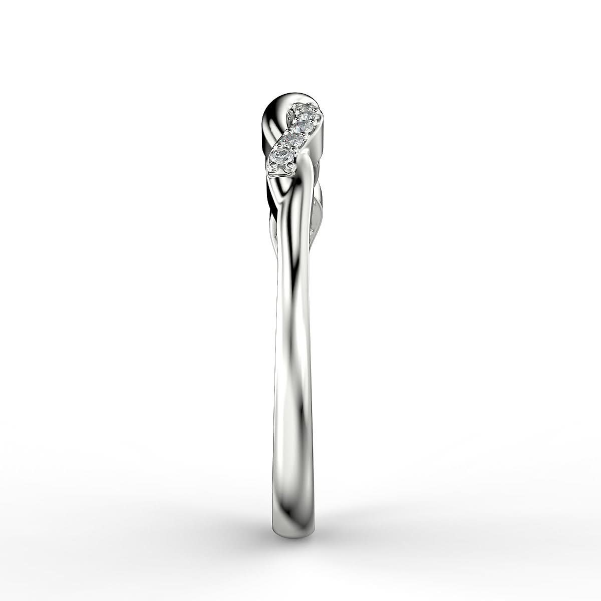 Verona White Gold Wedding Ring with Diamonds