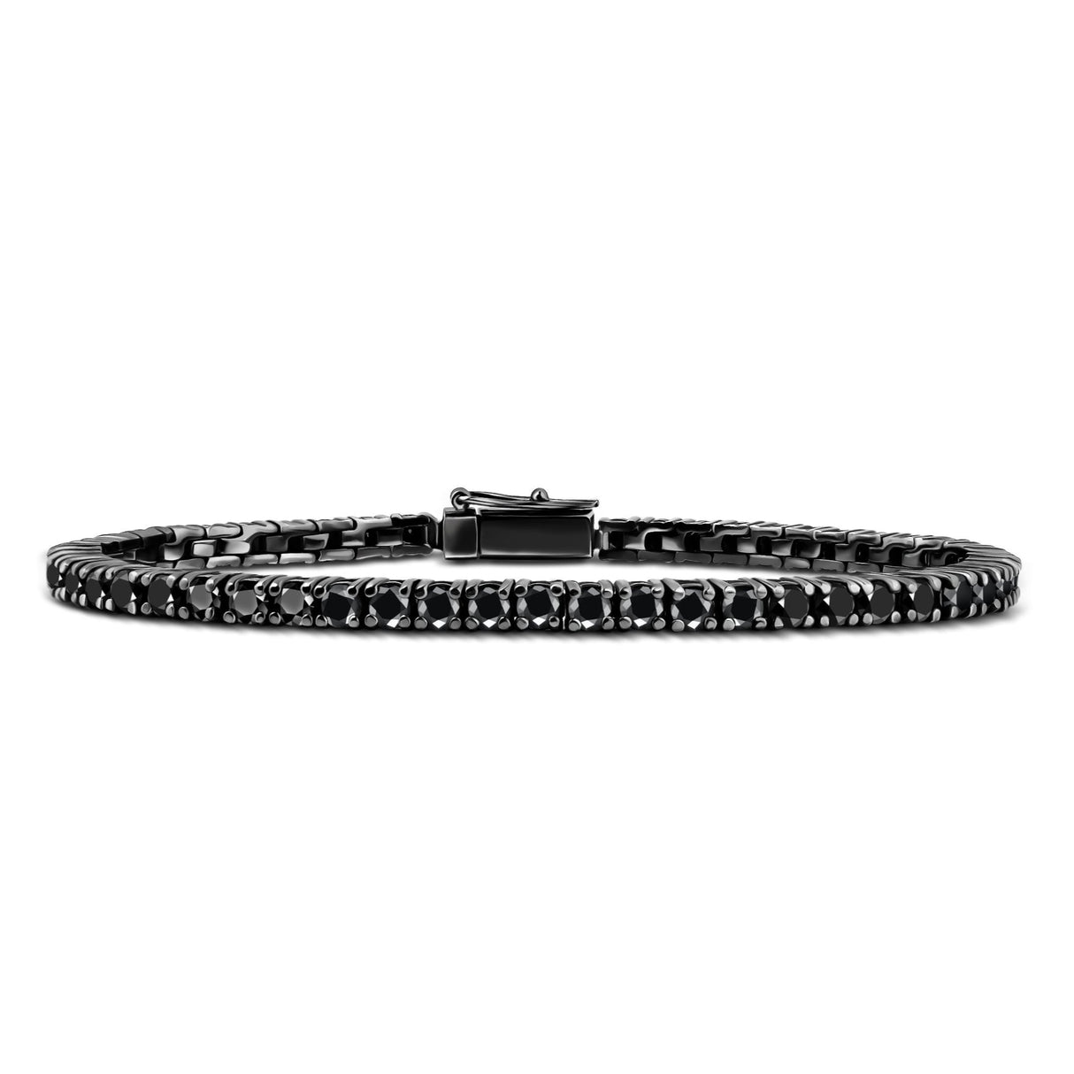 Black Diamond Tennis Bracelet