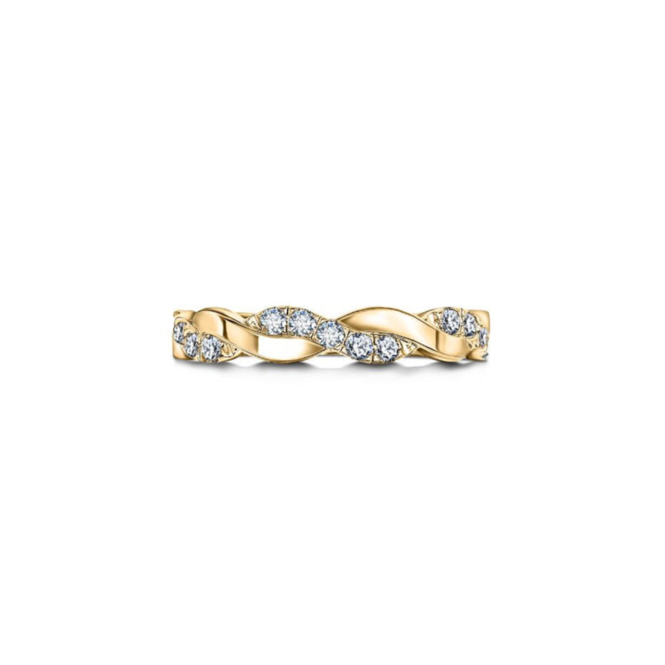 Timeless Harmony - Yellow Gold Wedding Ring Set