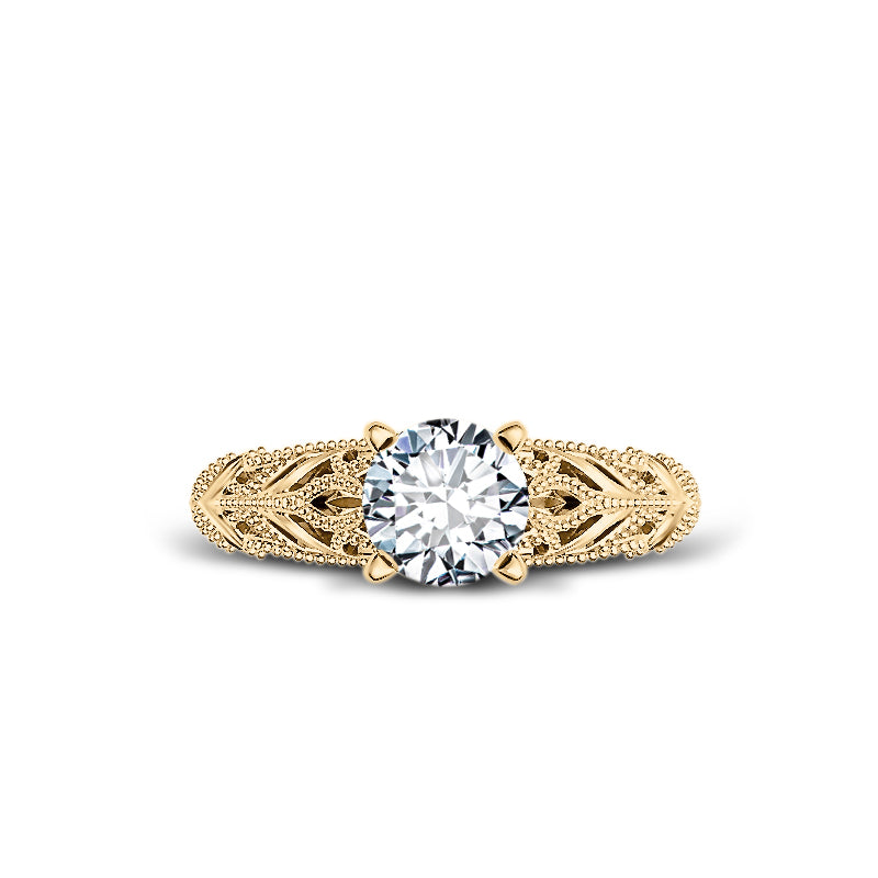Decorative ring with a 0.50ct diamond