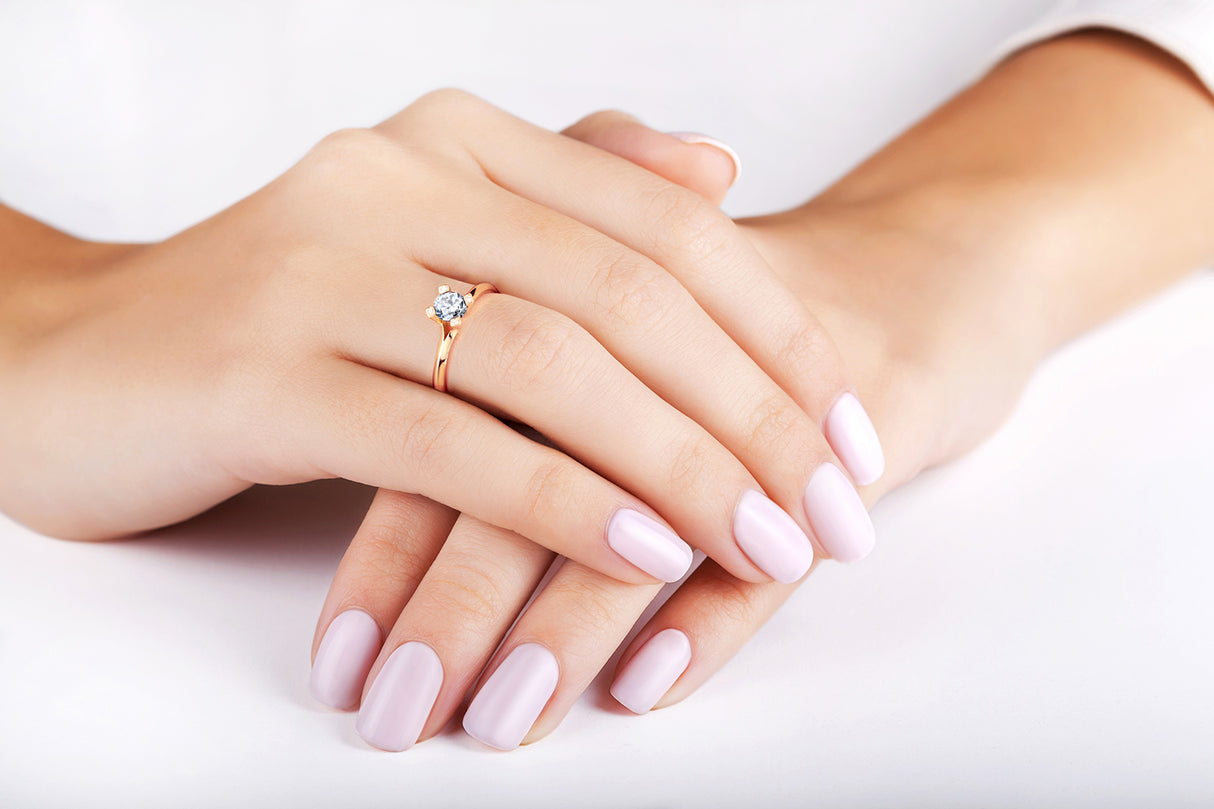 Golden Radiance - gold ring with diamonds