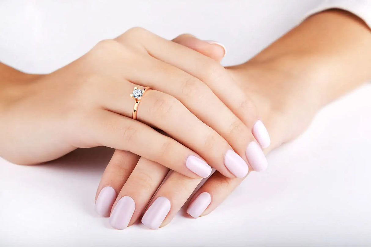 Golden Radiance - gold ring with diamonds