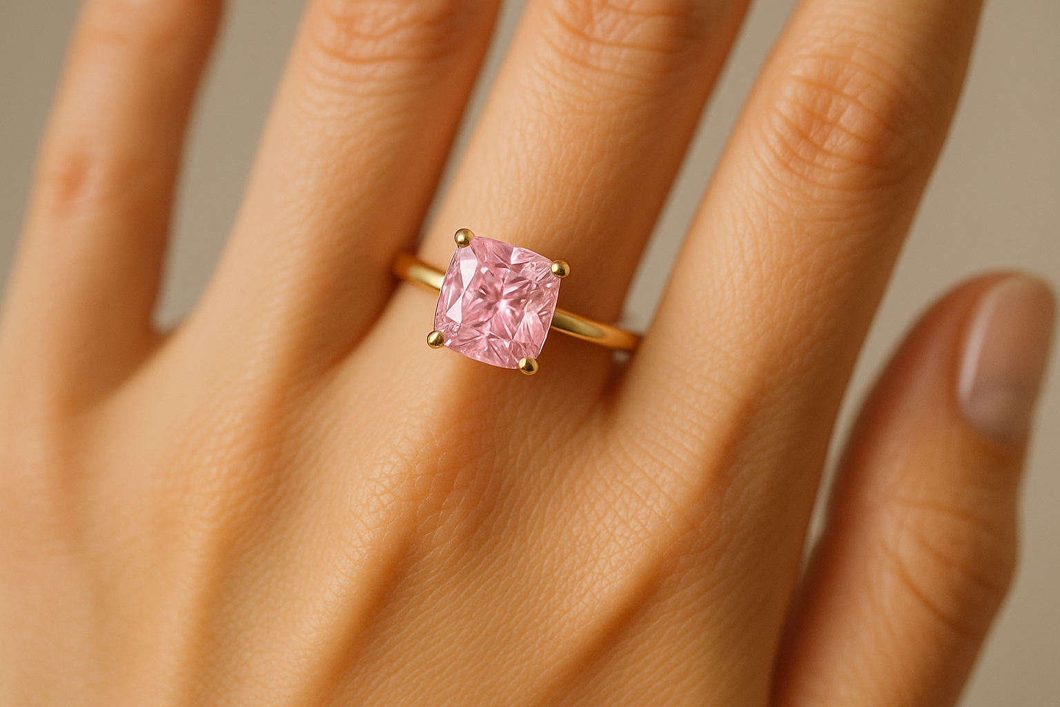 Pierścionek zaręczynowy z różowym diamentem – jak wybrać mądrze