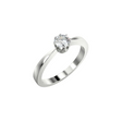 Classic Elegance - pierścionek zaręczynowy  z diamentem 0,20 ct