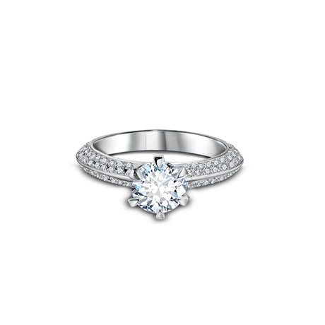 Diamond Trinity - pierścionek z diamentem 1ct