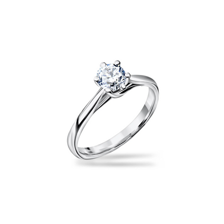 Klasyczny pierścionek z diamentem 0,40ct Lab Grown