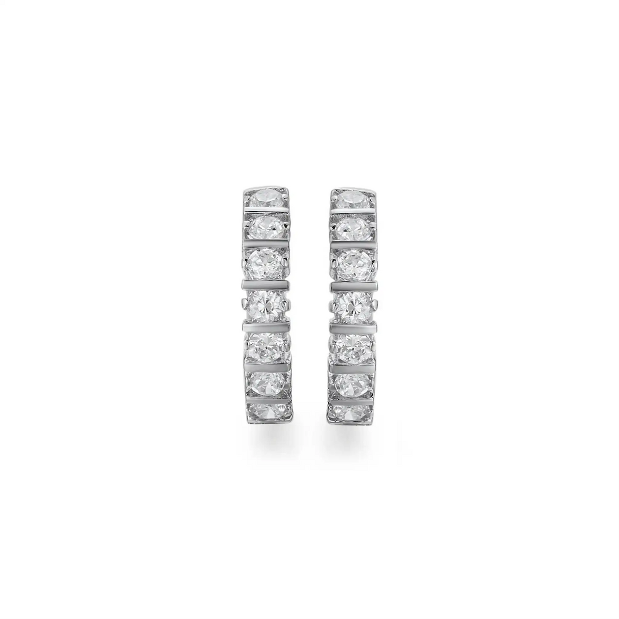 Elegant charm - earrings with diamonds 0.70 ctw