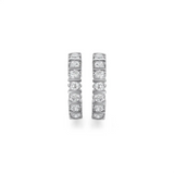 Elegant charm - earrings with diamonds 0.70 ctw