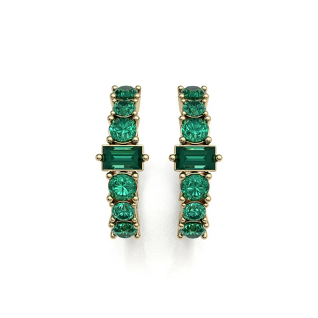 Emerald earrings