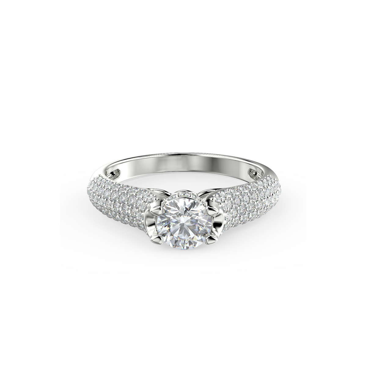 Radiant Glow - pierścionek zaręczynowy z diamentami 0,89 ctw