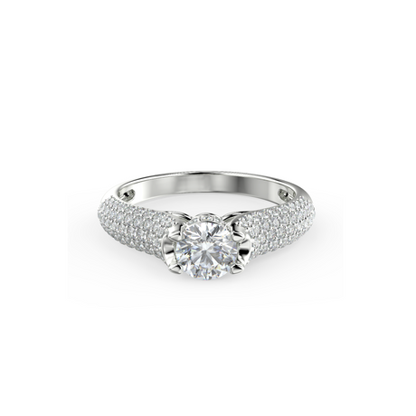 Radiant Glow - pierścionek zaręczynowy z diamentami 0,89 ctw