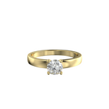 Minimalistyczny pierścionek z diamentem 0,40 ct