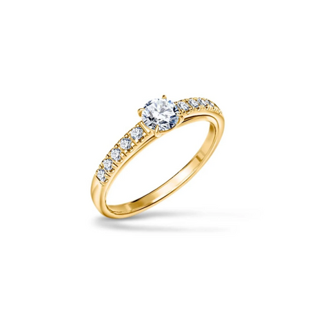 Starlit Promise - Pierścionek z diamentem 0,30ct