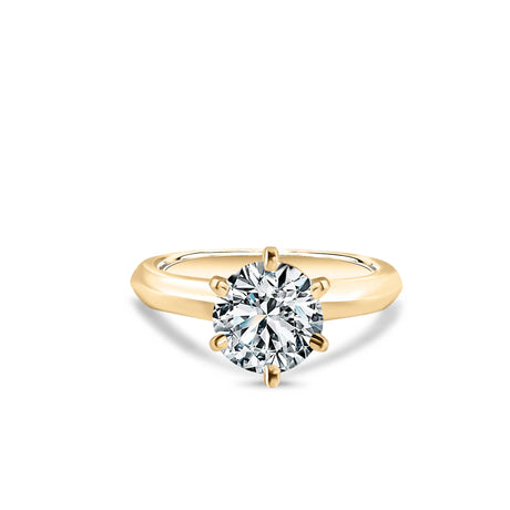 Velvet Light - a classic ring in white gold with a 1.50ct diamond