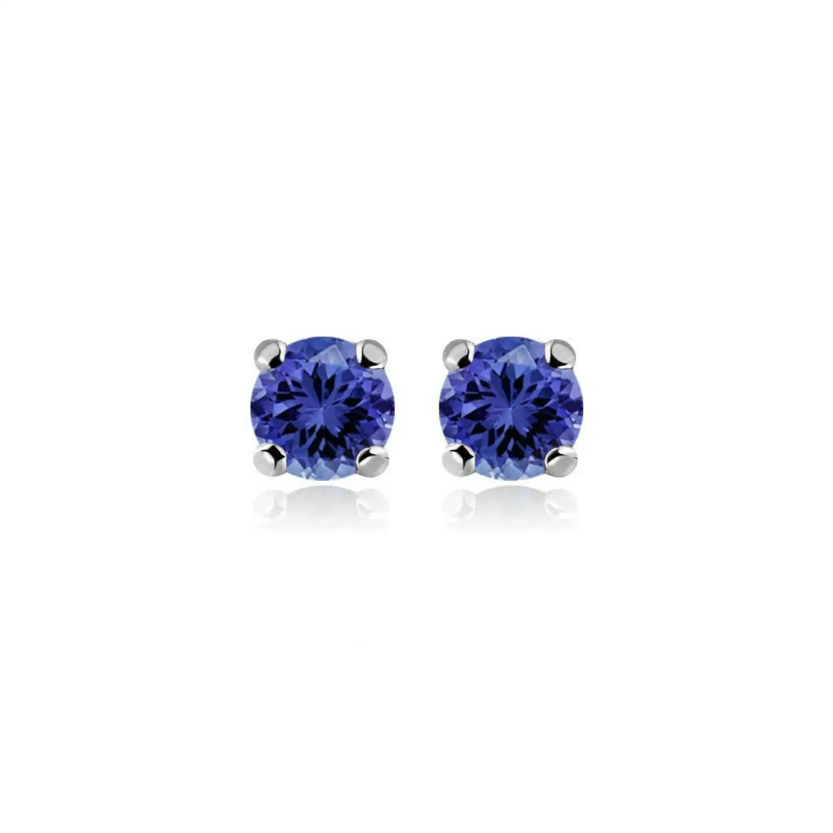 earrings with tanzanites 0.45 ctw