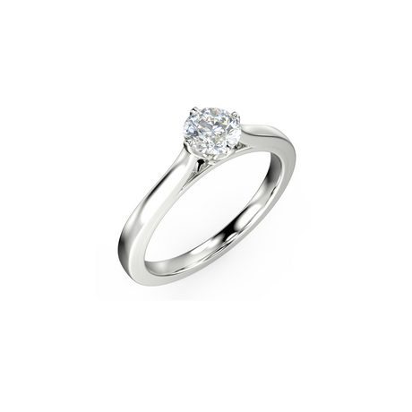 Pierścionek zaręczynowy z diamentem 0,45 ct