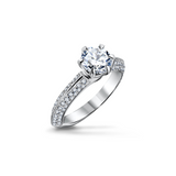 Diamond Trinity - pierścionek z diamentem 1ct