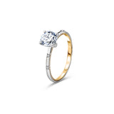 Romantic - pierścionek zaręczynowy z diamentem 1ct