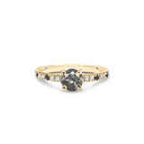 Noir et Blanc – Salt &amp; Pepper - an original diamond engagement ring