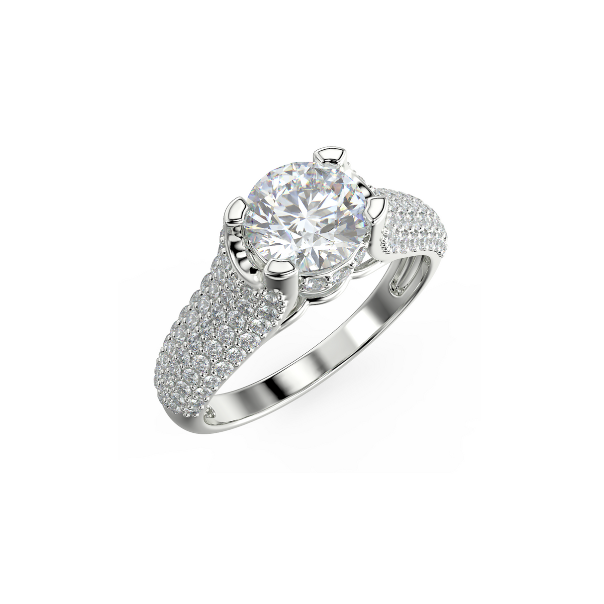 Radiant Glow - pierścionek z diamentami 1,51 ctw