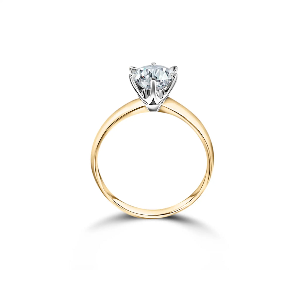 Noble Chic - yellow gold ring with 1ct diamond