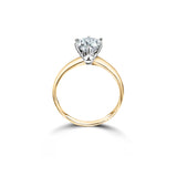 Noble Chic - yellow gold ring with 1ct diamond