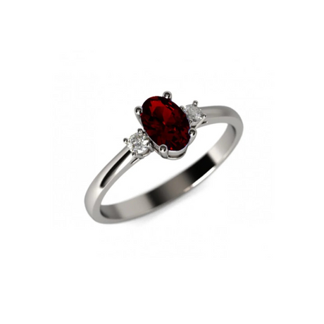 Rubinowy sen - połączenie rubinu i brylantów 0,8ct