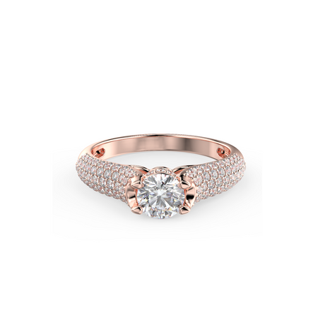 Radiant Glow - pierścionek zaręczynowy z diamentami o masie 0,89 ctw