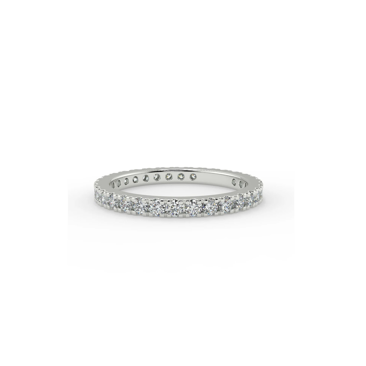 Padua Obrączka z białego złota z diamentami o masie 0,70 ct
