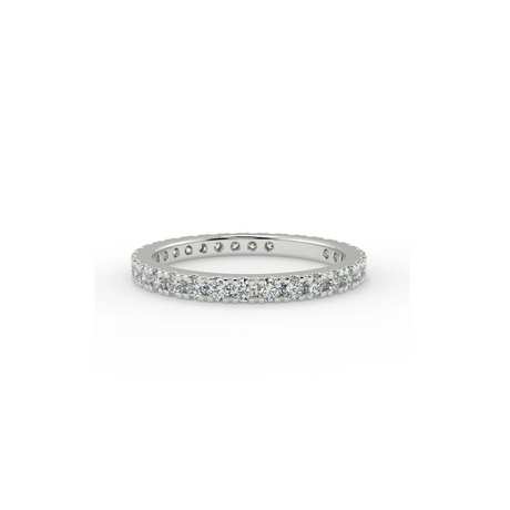 Padua Obrączka z białego złota z diamentami o masie 0,70 ct
