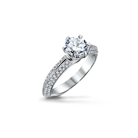 Diamond Trinity - pierścionek z diamentem 1ct