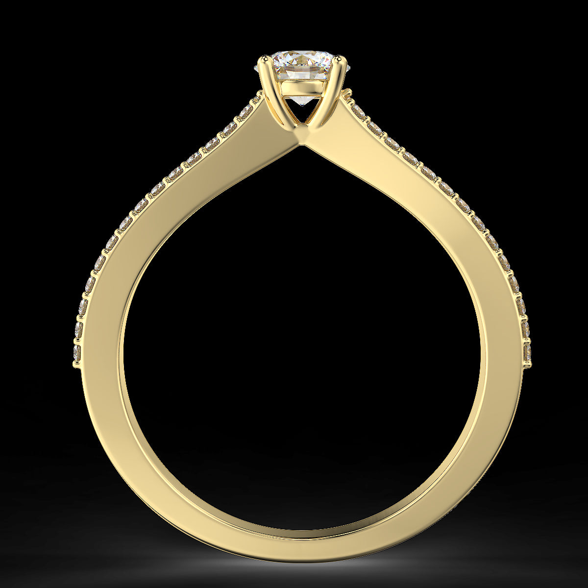 0.48 ct diamond engagement ring