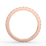 Padua Rose Gold Wedding Ring with 0.70 ct Diamonds