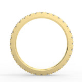 Padua Yellow Gold Wedding Ring with 0.70 ct Diamonds
