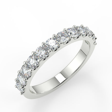 Calabria White Gold Wedding Ring with Diamonds 0.70 ctw