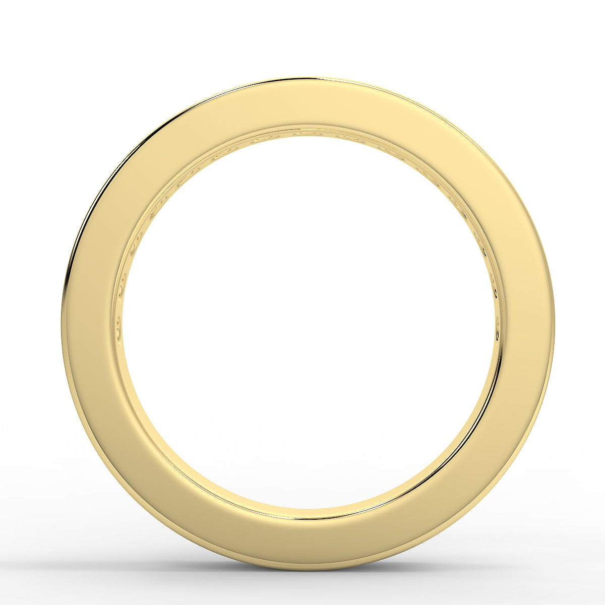 Florence Yellow Gold Wedding Ring with Diamonds 0.70 ctw